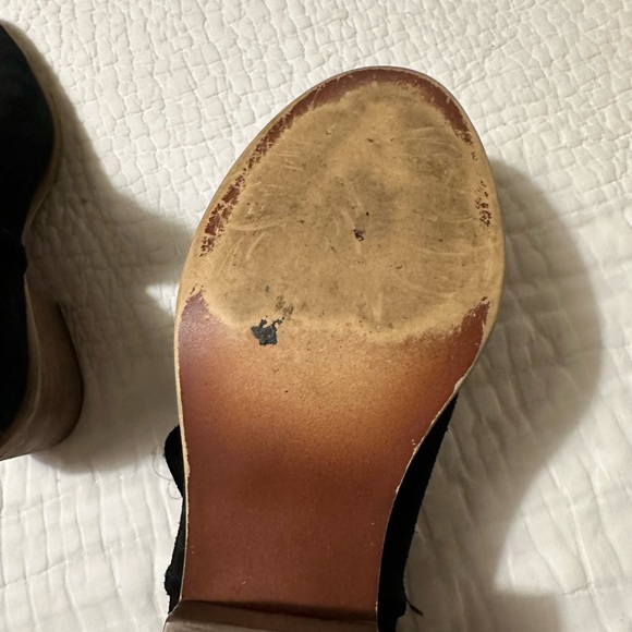 Black Nordstrom BP black suede ankle boots - Picture 5 of 6